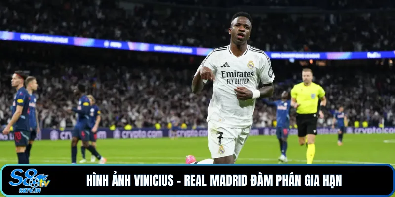 Hình ảnh Vinicius - Real Madrid đàm phán gia hạn